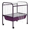 Deluxe Animal Cage- Purple/ White(Small)