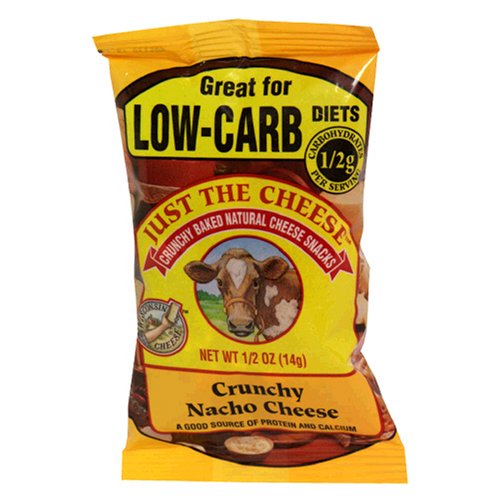 Just the Cheese Nacho Mini Rounds 0.5-Ounce Bags (Pack of 16)
