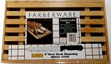 Faberware Crumb Catcher Box for Slicing, Serving Bread Wooden with 8" Bread Knife