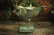 Vintage Verdi Metal Bird Indoor/Outdoor Tea Light Candle Holder