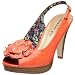 Madden Girl Women's Ko-Ko Open Toe Slingback Pump With Flower