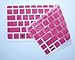 CaseBuy Ultra Thin Soft Silicone Keyboard Protector Skin Cover for HP Stream 13-c 14-z Notebook series, such as 13-c002dx 13-c010nr 13-c030nr 14-z010nr US Layout(Semi-RosePink)
