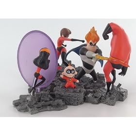 Figurine gashapon Les Indestructbles s�rie 1 pack de 6 figurines