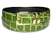 Croc CELERY/LIME GREEN Bonded Leather Belt Gold-Tone Buckle Regular