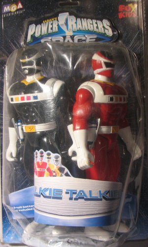 Childrens Toyshop  Toys : Power Rangers in Space Walkie Talkies: Red & Black