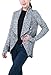 Mrignt Women's Fashion Draped Knit Inclined Zipper Cardigan Sweatshirts