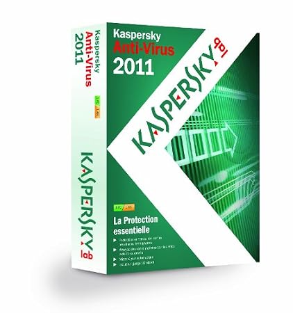 Kaspersky antivirus 2011 (1 poste , 1 an)