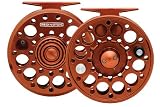 Redington Rise Fly Reels Burnt Orange Anodized Aluminum Mid-Arbor Construction thumbnail