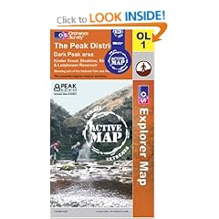 The Peak District - Dark Peak Area (OS Explorer Map Active)