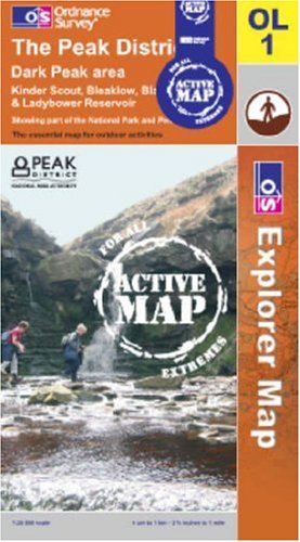 City Travel Guides Discounted  Books : The Peak District - Dark Peak Area (OS Explorer Map Active) (OS Explorer Map Active)