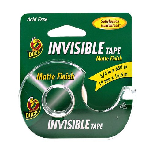 Henkel IT20953 Duck 3/4-by-650-Inch Invisible Tape Matte