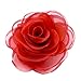 Merdia Women's Lovely Silk Flower Hair Clip Rose Brooches [Jewelry]