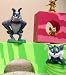 Hard to Find Unique Tom and Jerry 19 Piece Play Set with 9 Tom, Jerry, and Spike Figures and 10 Obstacle Course Tumbling Blocks that Can Be Arranged Into Hundreds of Different Designs_s-3