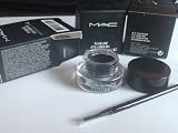 Mac Eye Liner Gel Fluidline Makeup Mac Cosmetics with Brush Black Color
