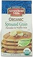 Arrowhead Mills Organic Sprouted Grain Pancake & Waffle Mix, 26 Ounce