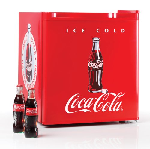 Nostalgia Electrics Coca-Cola Series CRF170COKE 1.7 Cubic Foot Mini Fridge