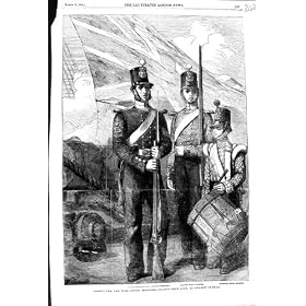 BATTEUR PRIV� COLOUR-SERGEANT DE 1854 MARINES ROYALES DE GUERRE