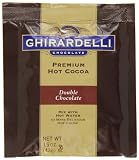 Ghirardelli Premium Hot Cocoa, Double Chocolate, 1.5-Ounce Envelopes (Pack of 15)