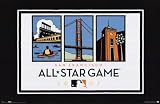2007 MLB All-Star Game (San Francisco, Scenes) Framed Sports Poster Print - 24 X 36