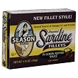 Season Sardine Fillets in Lemon Pepper Sauce, 3.75-Ounce Tins (Pack of 6)