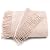 Empress Silk Plush Fringed Throw