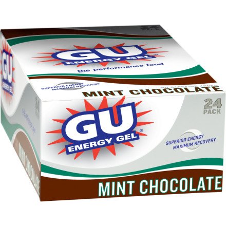 Energy Gel Mint Chocolate 24 Count:Gu Energy Gel, Mint Chocolate, 24-Count