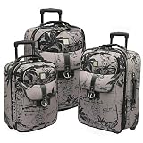 51p%2Bp%2BPNJJL._SL160_ - Caribbean Joe Catalina 3-Piece Fashion Expandable Luggage Collec - expandable-luggage-daily-specials
