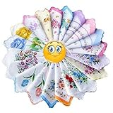 Romano Womens/Girls Vintage Multi Floral Wedding Party Cotton Handkerchiefs (... RS.398.00 (60.00% Off) - Amazon