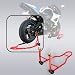 Motorcycle Universal Red Rear Stand Kit Swingarm Bike Honda Suzuki Yamaha Kawasaki
