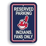 Cleveland Indians Reserved Parking Sign