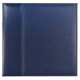 CR Gibson Heritage Fashion Midnight Post-bound Magnetic Page Photo Album