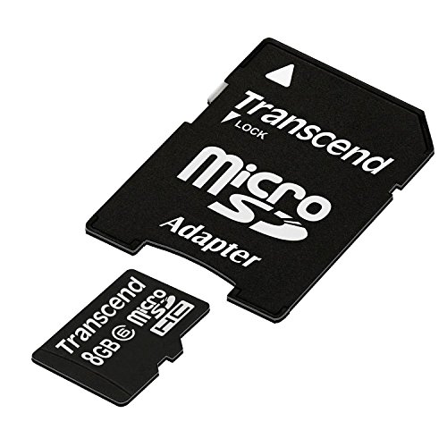Transcend  8 GB microSDHC Class 6 Flash Memory Card TS8GUSDHC6E