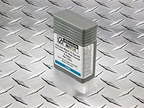 Ink2image, PFI-107C 130 ml compatible ink cartridge for Canon imagePROGRAF printers - Cyan
