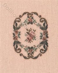 Miniature Pink Bench Needlework Kit by Lindee's Little Linens