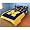 Michigan Wolverines NCAA Comforter Set (Panel/Rotary-Solid) (Queen)