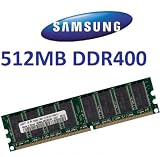 Produkt-Bild: SAMSUNG original 512 MB 184 pin DDR-400 (400Mhz PC-3200 CL3) DIMM 64Mx8x8 single side f&uuml;r PC's - 100% kompatibel zu 333Mhz PC-2700 / 266Mhz PC-2100