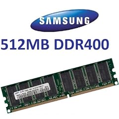 SAMSUNG original 512 MB 184 pin DDR-400 (400Mhz PC-3200 CL3) DIMM 64Mx8x8 single side f�r PC's - 100% kompatibel zu 333Mhz PC-2700 / 266Mhz PC-2100