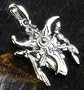 Night Elf Pendant Nekcklace White Gold Plated