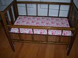 Wood Vintage 20 Inch Doll Crib