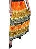 Womans Maxi Skirt Tie Dye Peasant Gypsy Hippy Boho Long Skirts (Color2)