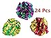 PetFavorites Original Mylar Crinkle Balls Cat Toys - 24 Pack