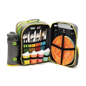 French Bull Picnic Set with Blanket, 26 Piece Set