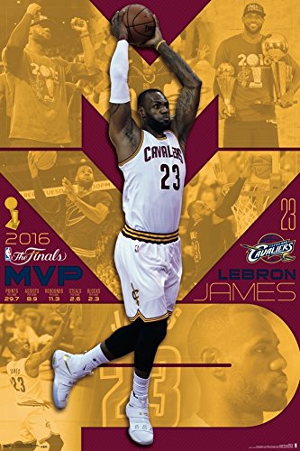 2016 NBA Finals- MVP Lebron James Poster 24 x 36in