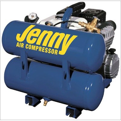 Jenny Products AM840 - 4HG - HC4V 4 Gallon Tank 4 HP Vertical Hand Carry Portable Gas Air Compressor