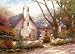 Gibson Jigsaw Puzzle - Morning Glory Cottage - 1000 puzzle piece by Thomas Kinkade