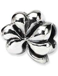 Reflection Beads Silver Shamrock Celtic Bead