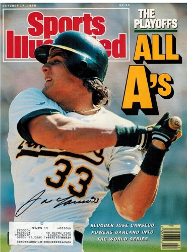 Jose Canseco Autographed/Hand Signed A's Sports Illustrated 10/17/88 - All A's
