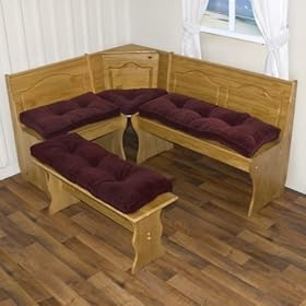 Reviews Greendale Home Fashions 4 Piece Nook Cushion Set Cherokee