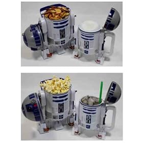Disney Star Wars R2-D2 Plastic Popcorn Bucket & Drink Stein Set - Disney Parks Exclusive & Limited Availability - R2D2