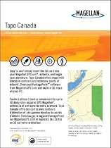 Magellan 950-0116-001 TOPO Topographical Maps of Canada for Magellan Triton (SD Card)
